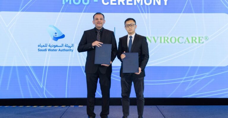 Envirocare Signs MoU with Saudi Water Authority for Water Solutions